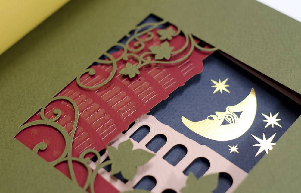 Arbeiten mit einer Profi Laserstanze