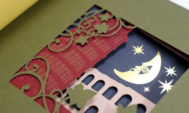 Arbeiten mit einer Profi Laserstanze