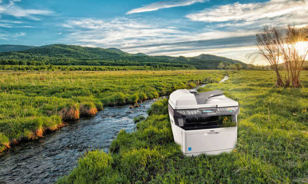 Ganzheitlich nachhaltig drucken mit hochwertigen gebrauchten Druckern